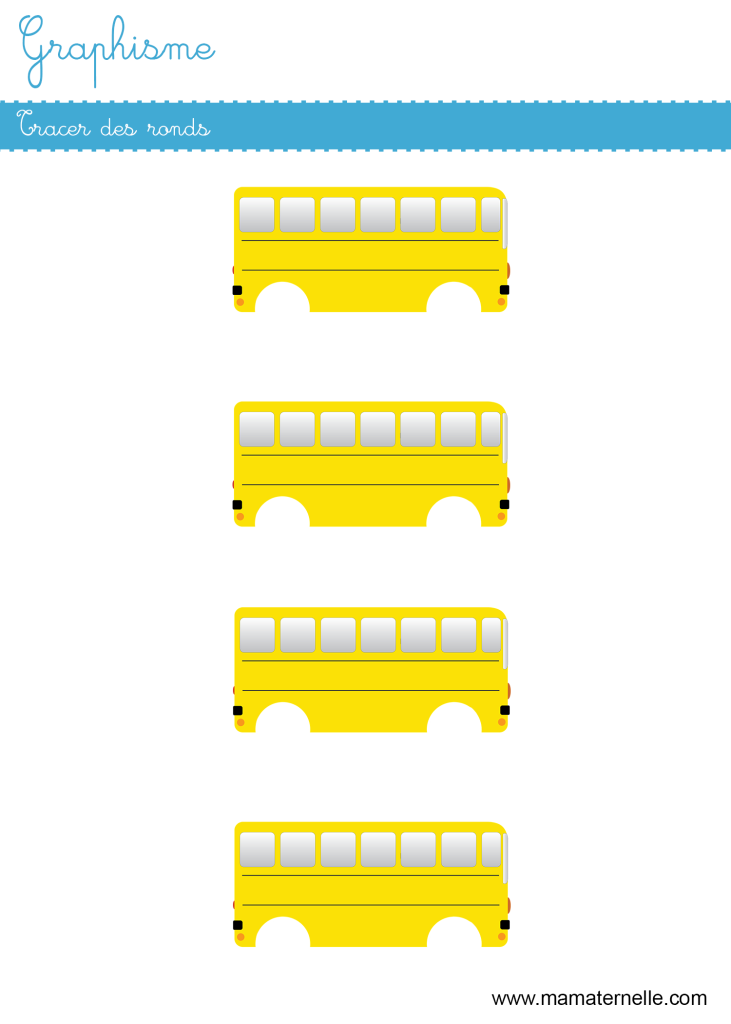 Petite section - Graphisme : tracer des ronds