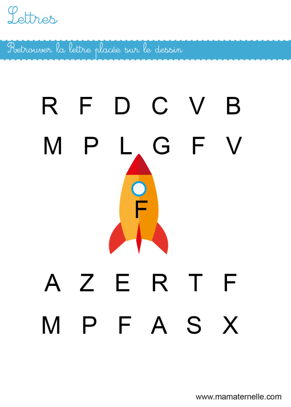 Lettres Retrouver Les Lettres F Ma Maternelle Lettres Retrouver Les Lettres F Ma Maternelle