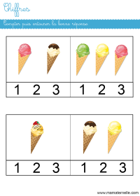 Petite section - Mathématiques : compter puis colorier