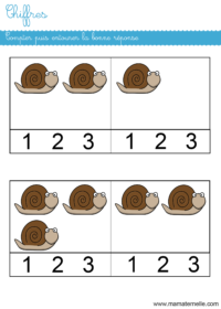 Petite section - Mathématiques : compter puis colorier
