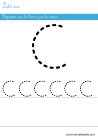 Petite section - Lettres : recopier la lettre