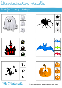 Grande section - Discrimination visuelle : identifier l’image identique