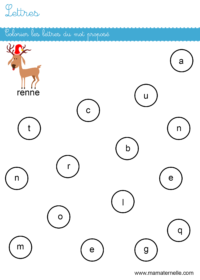 Activités - Activité : colorier lettre A