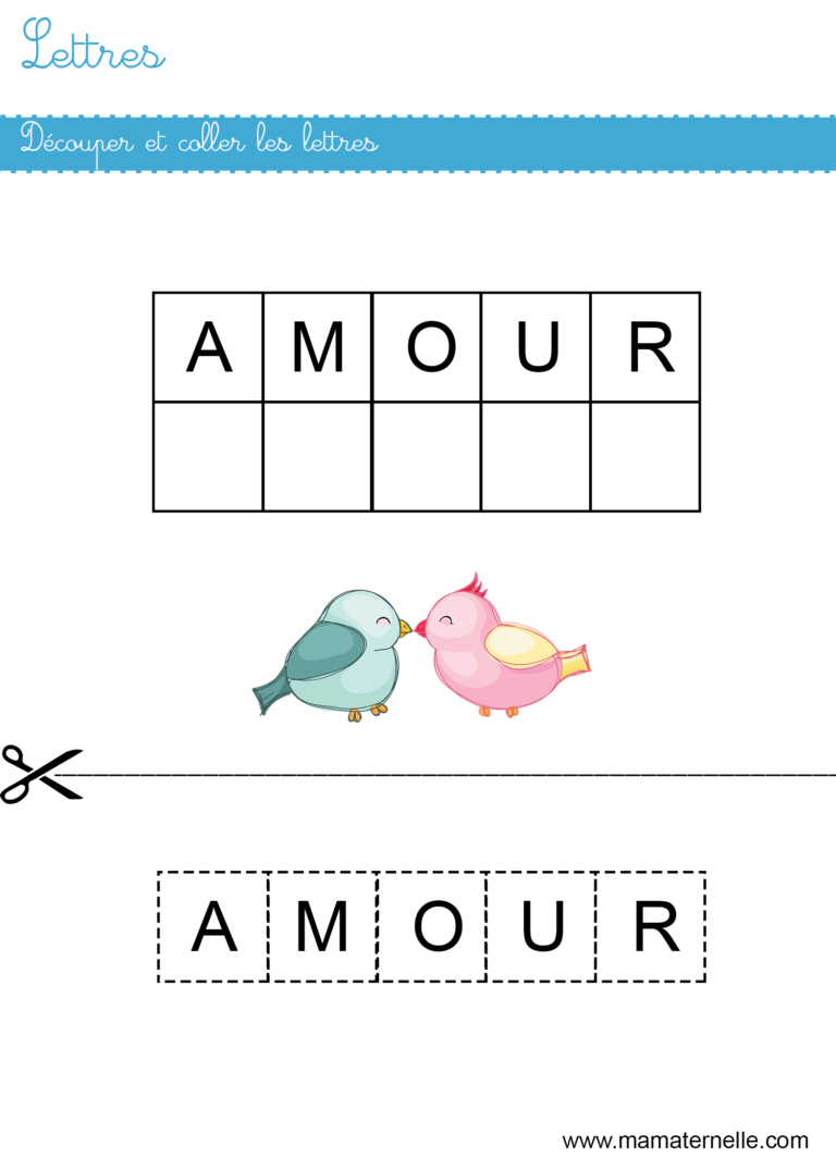 lettres maternelle à imprimer