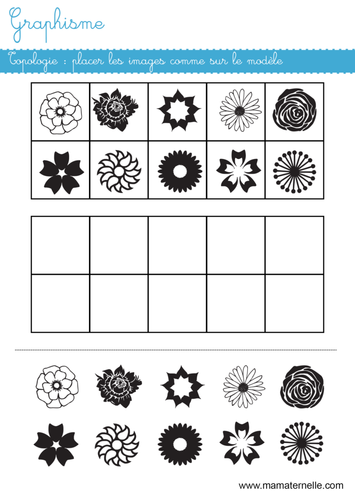 Moyenne section - Graphisme : topologie printemps