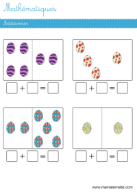 Moyenne section - Mathématiques : entourer, barrer ou rayer