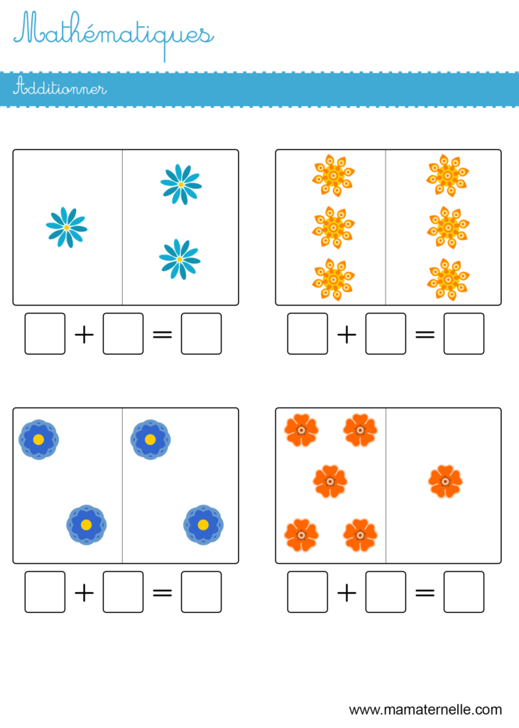 Grande section - Mathématiques : additionner