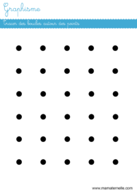 Moyenne section - Graphisme : reproduire les formes