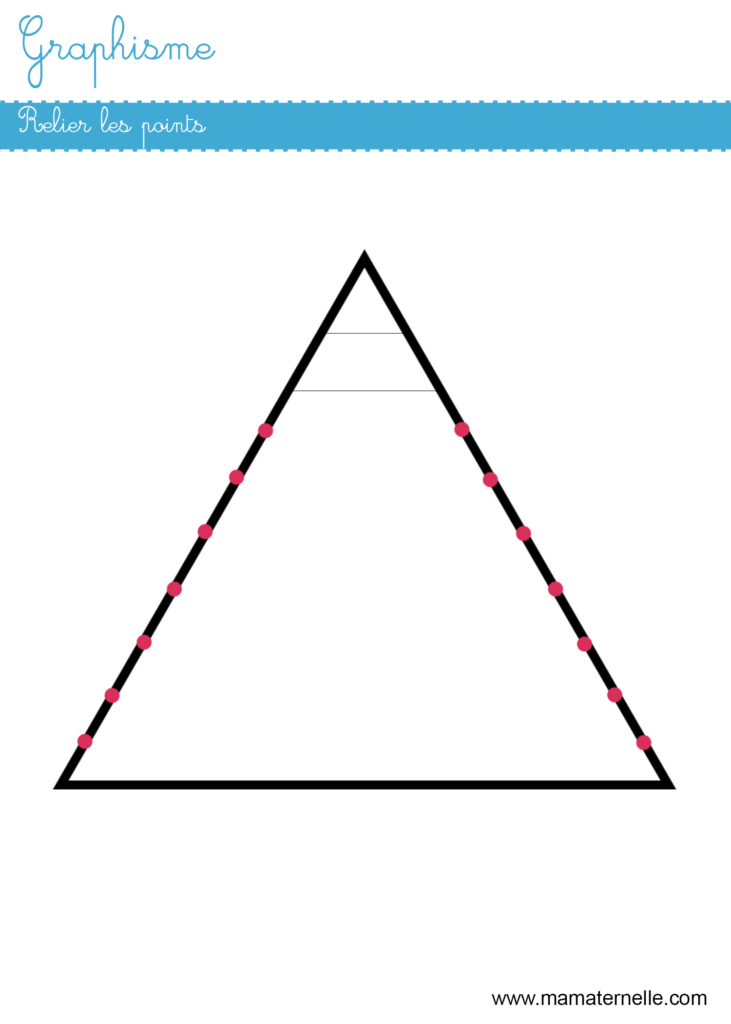 Moyenne section - Graphisme : relier les points