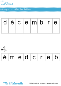 Activités - Coloriage du mois de décembre