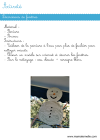 Activités - Activité : bonhomme d’automne