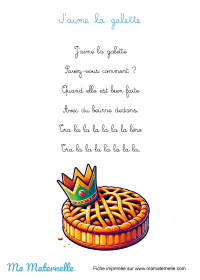 Moyenne section - Découpage : découper les galettes des rois