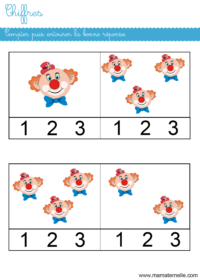 Grande section - Mathématiques : compter puis relier
