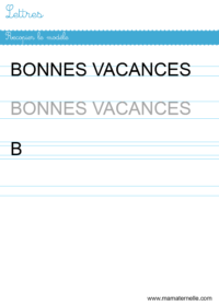 Moyenne section - Lettres : relier la couleur au mot