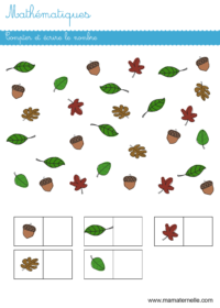 Grande section - Mathématiques : additionner puis relier