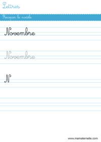 Activités - Coloriage du mois de novembre