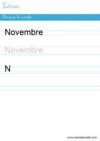 Activités - Coloriage du mois : novembre
