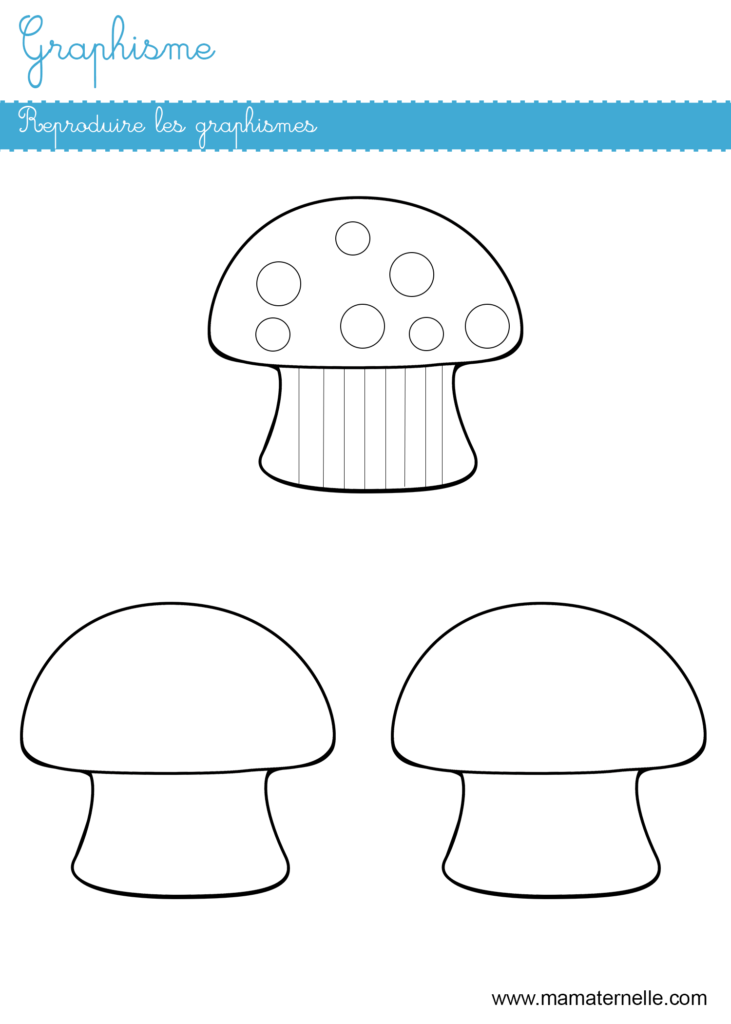Moyenne section - Graphisme : reproduire des graphismes