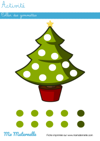 Activités - Jeu du sapin avec modèles