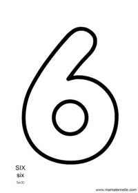 Activités - Colorier : chiffre 1