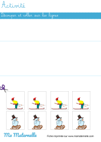 Grande section - Discrimination visuelle : colorier les bulles