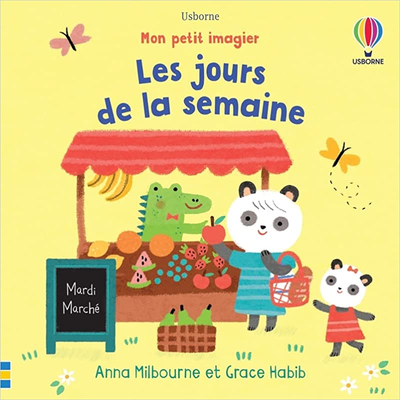 livre imagier les jours de la semaine