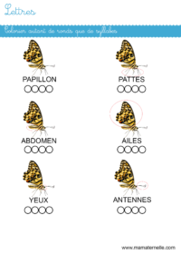 Grande section - Lettres : relier à la bonne couleur