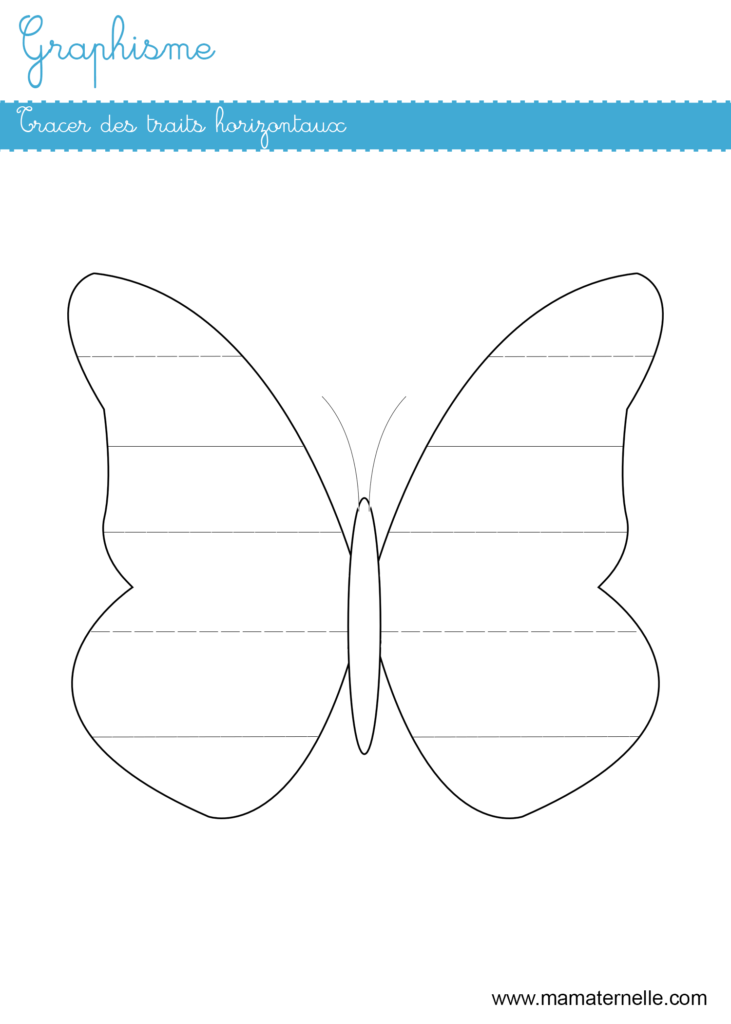 Moyenne section - Graphisme : tracer des traits horizontaux