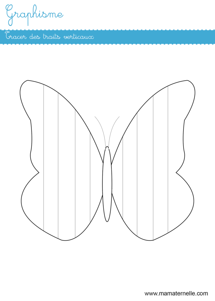 Moyenne section - Graphisme : tracer des traits verticaux