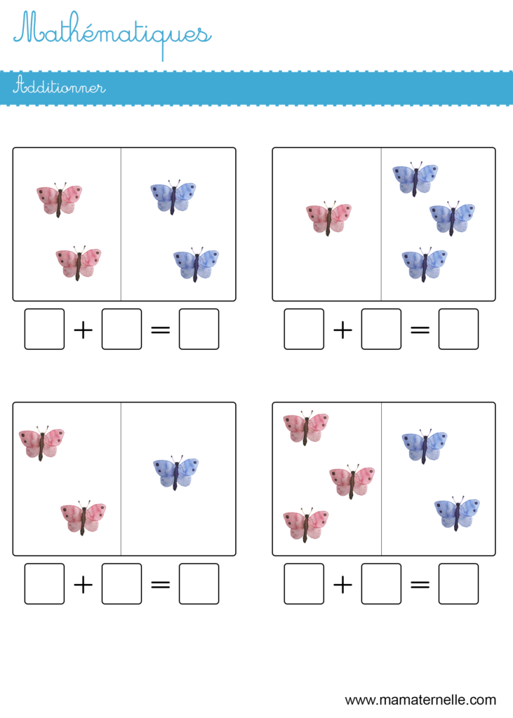 Grande section - Mathématiques : additionner