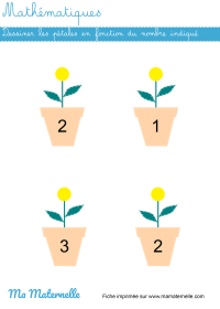 Petite section - Mathématiques : compléter la suite