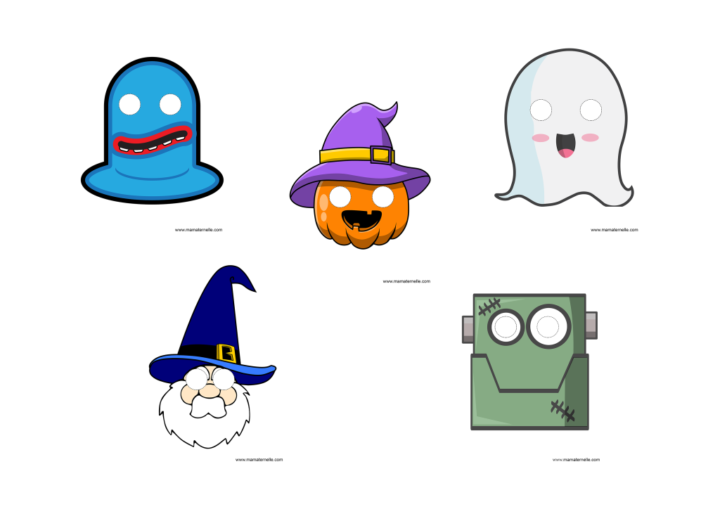 Blog - 5 masques à imprimer pour fêter Halloween