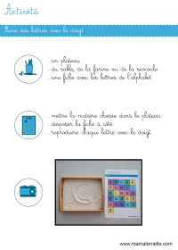Activités - Activité : réaliser des points en pâte à modeler