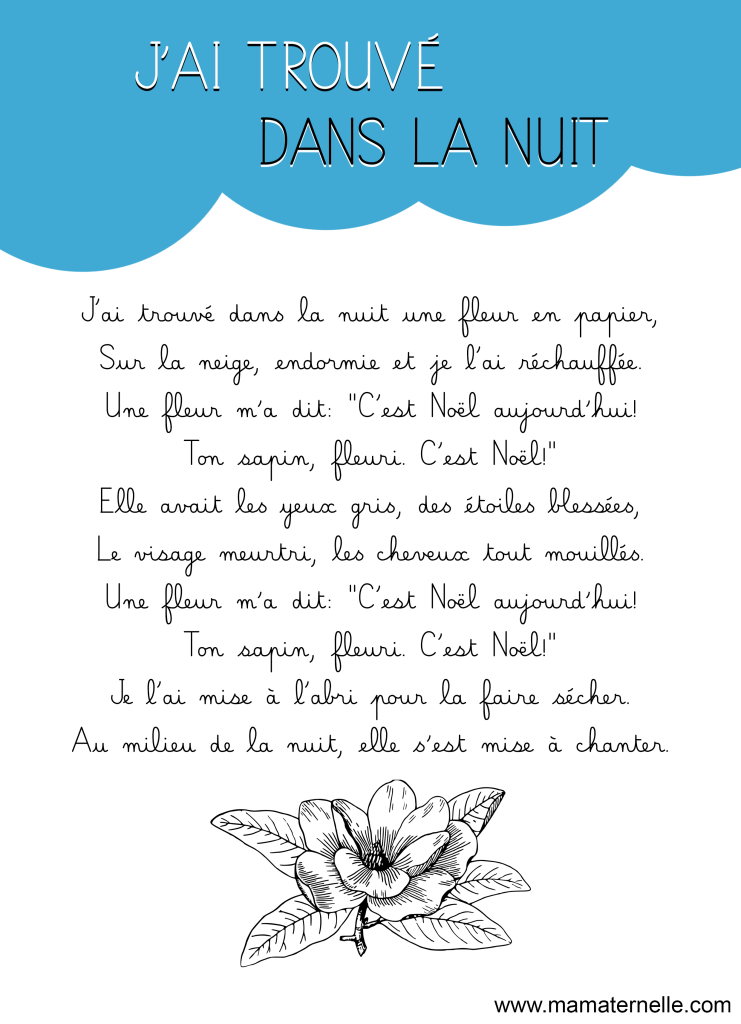 Activités - Chanson : j’ai trouvé dans la nuit