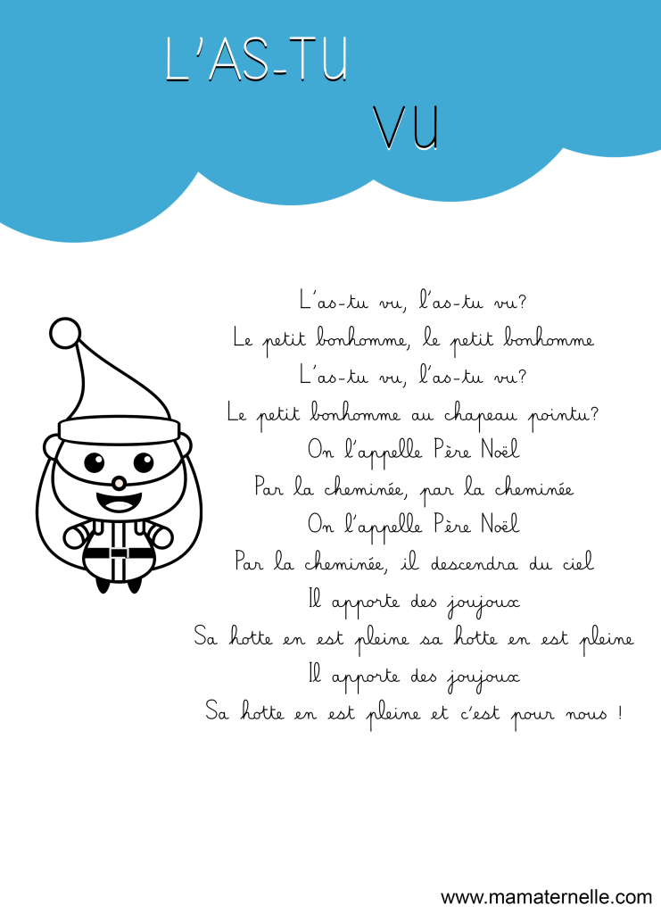 Activités - Chanson : L’as-tu vu ?