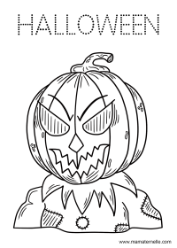 Activités - Coloriage pour Halloween