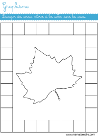 Moyenne section - Graphisme : dessiner les flocons