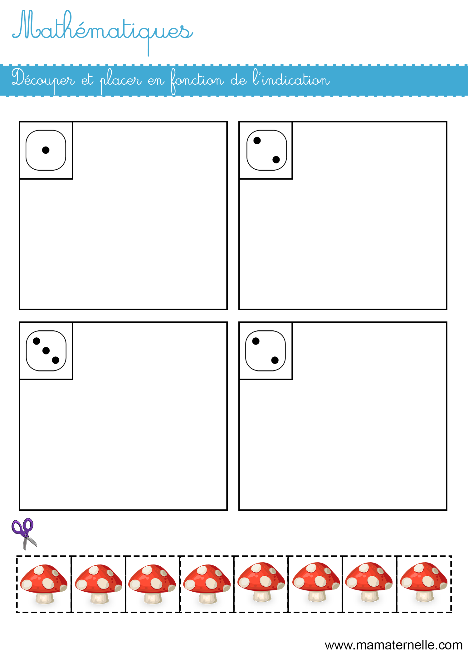 Jeu de mathématiques sur l'automne