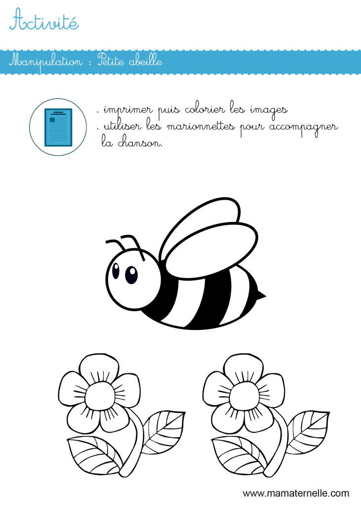 Activités - Activité : manipulation petite abeille