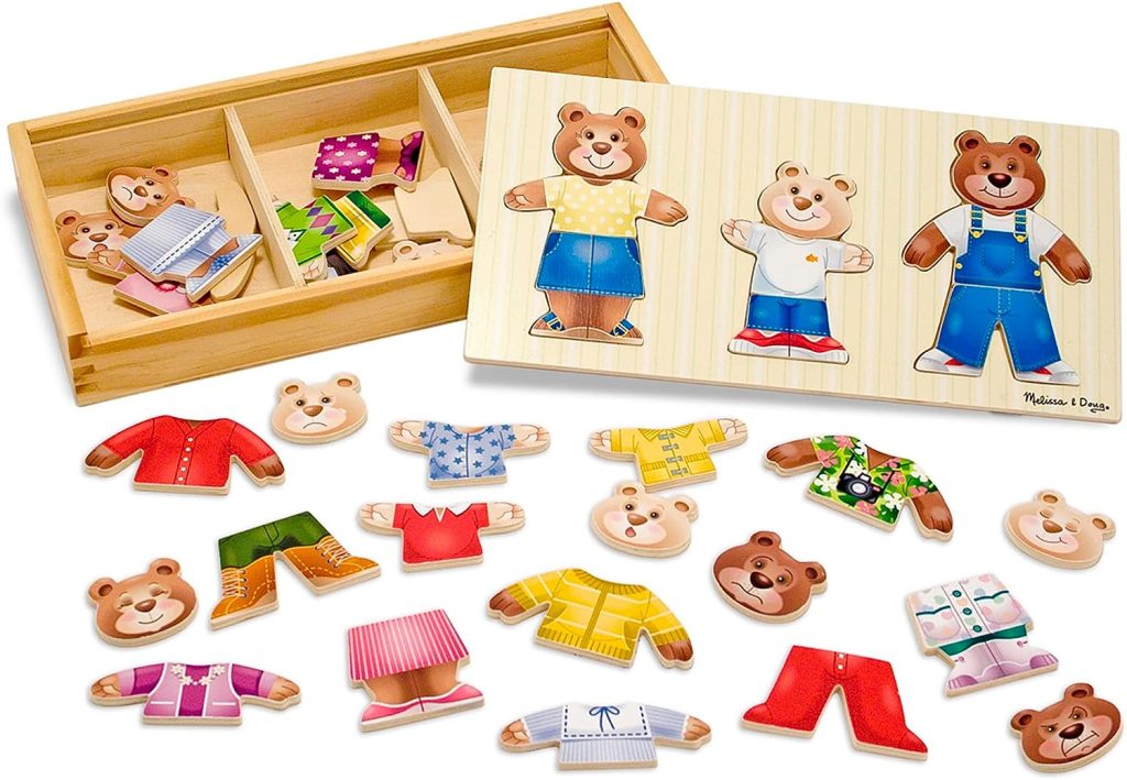 Blog - Idée cadeau – Puzzle en bois des ours de Melissa & Doug