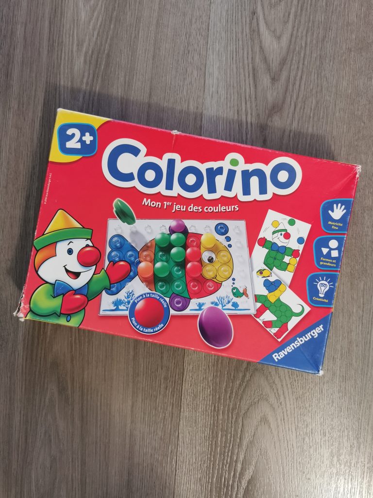 Blog - Idée cadeau : Colorino, mon 1er jeu des couleurs