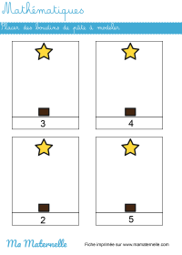 Moyenne section - Mathématiques : placer