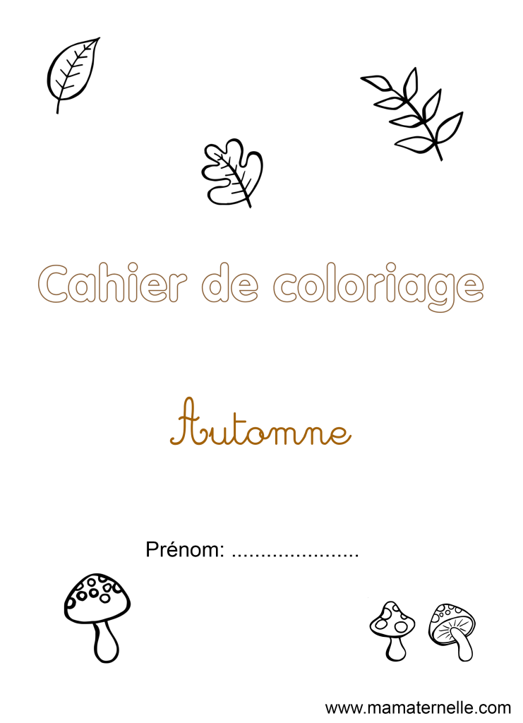 Activités - Cahier de coloriage : Automne