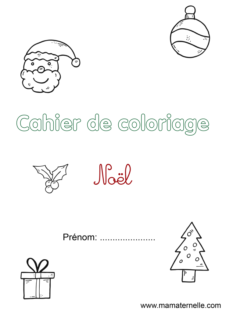 Activités - Cahier de coloriage : Noël