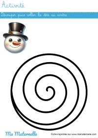 Moyenne section - Graphisme : repasser sur les cercles