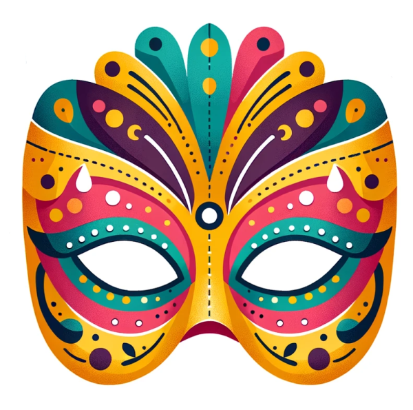 Masque de fête Contes de Fée à colorier - Activité DIY fête enfants