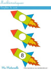 Grande section - Mathématiques : placer aux bons emplacements