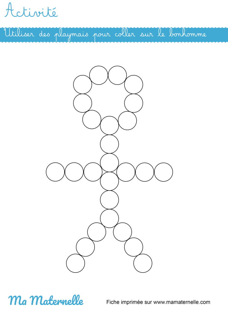Activités - Activité : coller des PlayMais