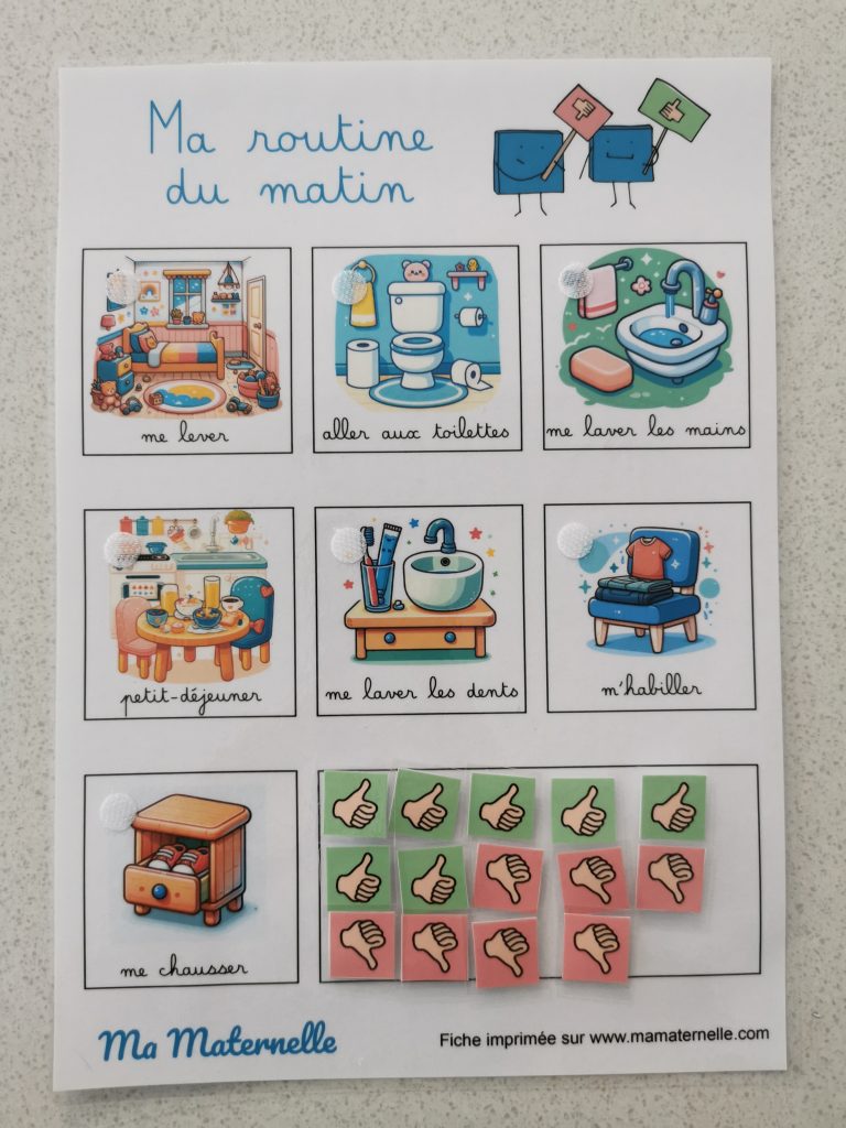 Blog - Mise en place d’une routine matinale pour les enfants de maternelle