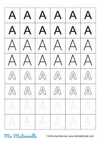 Moyenne section - Mathématiques : placer des croix pour avoir le bon nombre